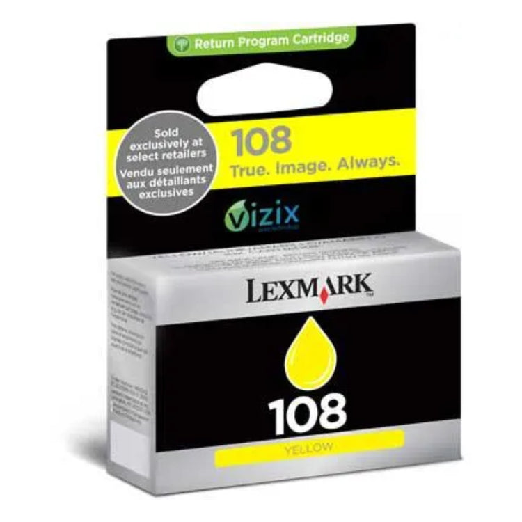 LEXMARK 108 Yellow Original Inkjet Cartridge - Cartouches Certifiées