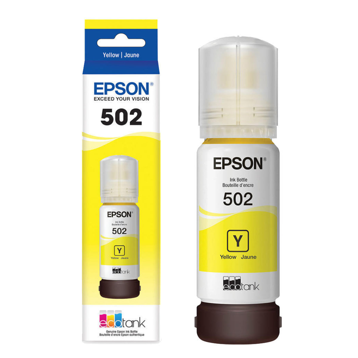 EPSON T502 (T502420) Yellow Original Inkjet Cartridge - Cartouches Certifiées