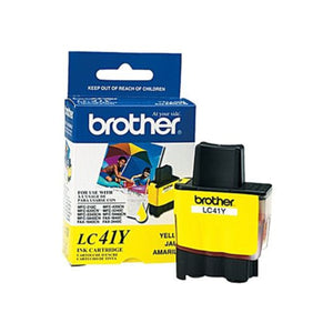 BROTHER LC41Y Yellow Original Inkjet Cartridge - Cartouches Certifiées