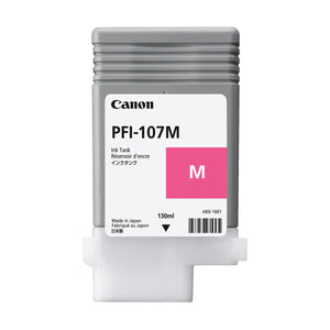 CANON PFI-107 130ml (6707B001) Magenta Original Inkjet Cartridge - Cartouches Certifiées