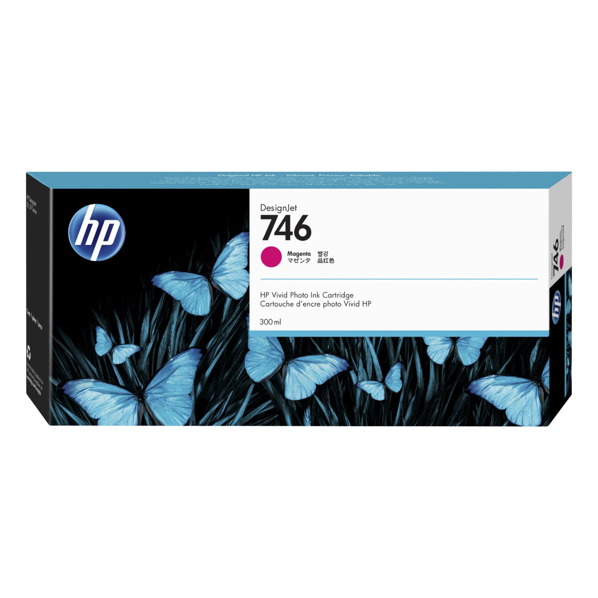 HP 746 - 300ml (P2V78A) Magenta Original Inkjet Cartridge - Cartouches Certifiées