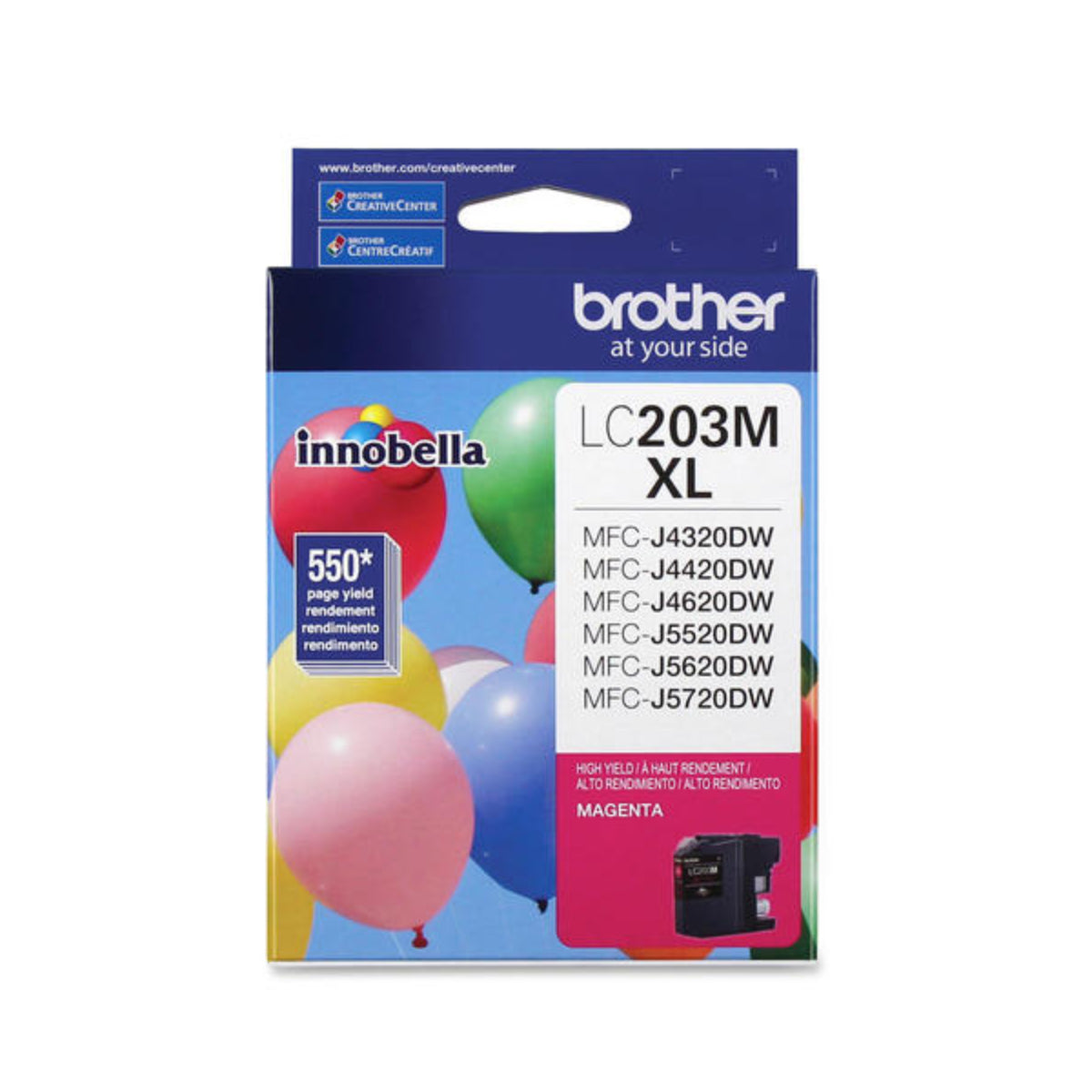 BROTHER LC203M Magenta Original Inkjet Cartridge - Cartouches Certifiées