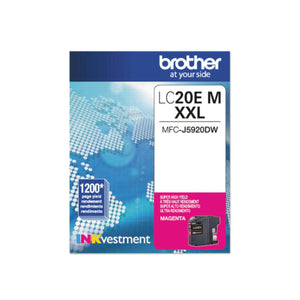 BROTHER LC20E Magenta Original Inkjet Cartridge - Cartouches Certifiées