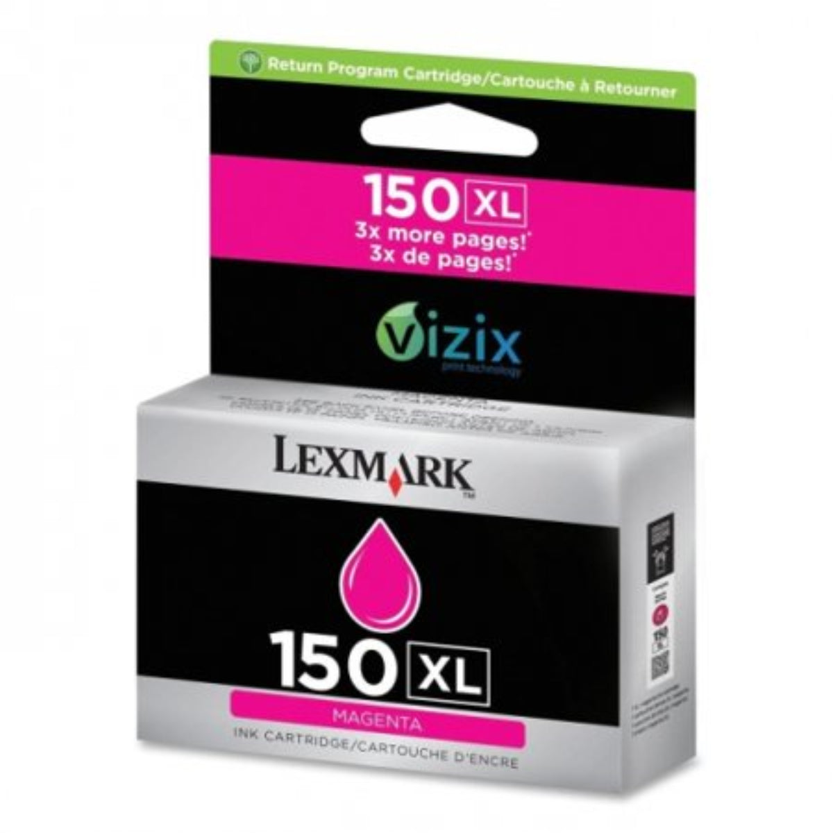 LEXMARK 150XL Magenta Original Inkjet Cartridge - Cartouches Certifiées