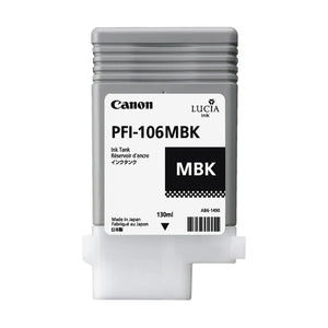 CANON PFI-106 (6620B001AA) Matte Black Original Inkjet Cartridge - Cartouches Certifiées