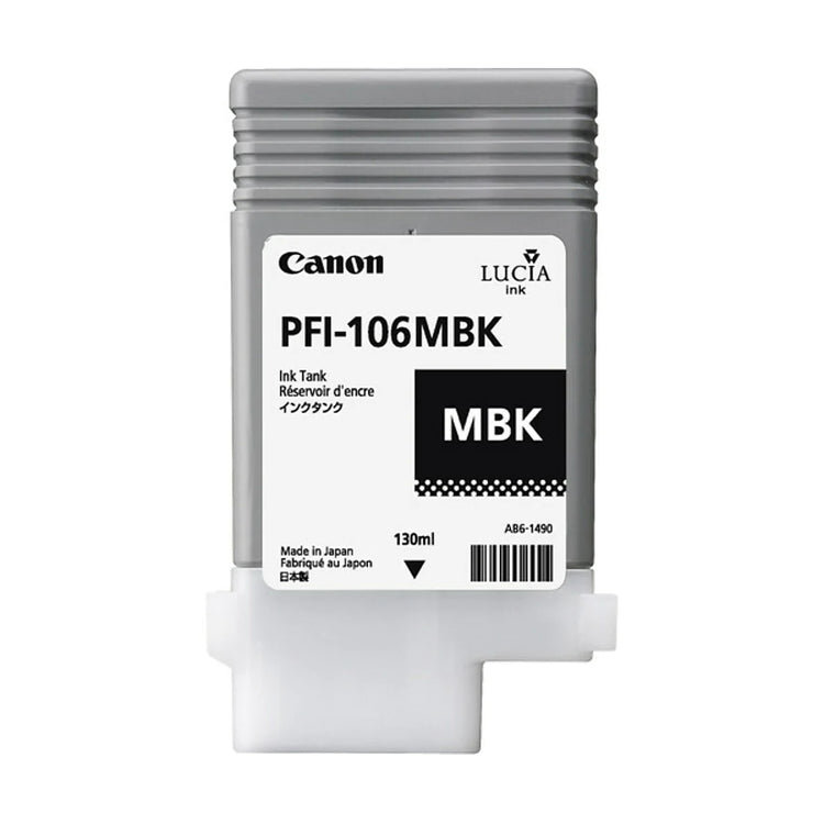 CANON PFI-106 (6620B001AA) Matte Black Original Inkjet Cartridge - Cartouches Certifiées