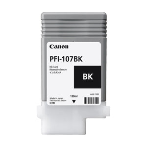 CANON PFI-107 130ml (6705B001) Black Original Inkjet Cartridge - Cartouches Certifiées