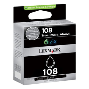 LEXMARK 108 Black Original Inkjet Cartridge - Cartouches Certifiées
