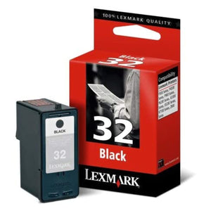 LEXMARK 32 Black Original Inkjet Cartridge - Cartouches Certifiées