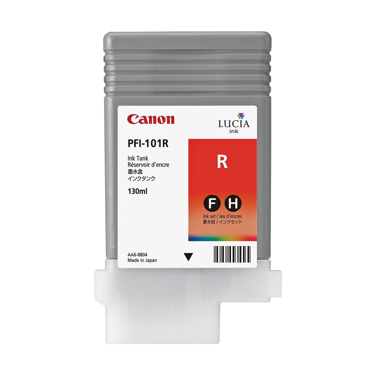 CANON PFI-101 (0889B001AA) Red Original Inkjet Cartridge - Cartouches Certifiées