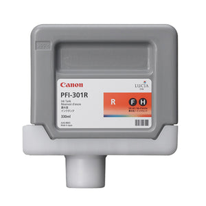 CANON PFI-301 (1492B001AA) Red Original Inkjet Cartridge - Cartouches Certifiées