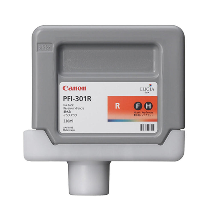 CANON PFI-301 (1492B001AA) Red Original Inkjet Cartridge - Cartouches Certifiées