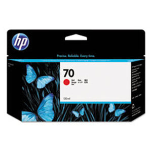 HP 70 - 130ml (C9456A) Red Original Inkjet Cartridge - Cartouches Certifiées
