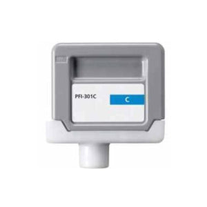Compatible CANON PFI-301C (1487B001AA) Cyan Inkjet Cartridge Premium Quality - Cartouches Certifiées