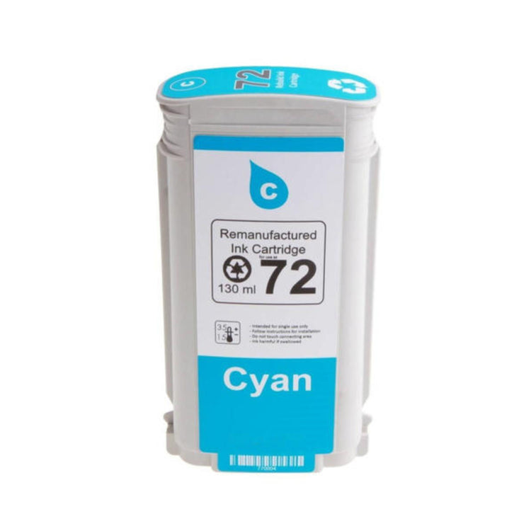 Refurbished HP 72 - 130ml (C9371A) Cyan Inkjet Cartridge - Cartouches Certifiées