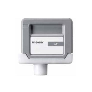 Compatible CANON PFI-301GY (1495B001AA) Gray Inkjet Cartridge Premium Quality - Cartouches Certifiées