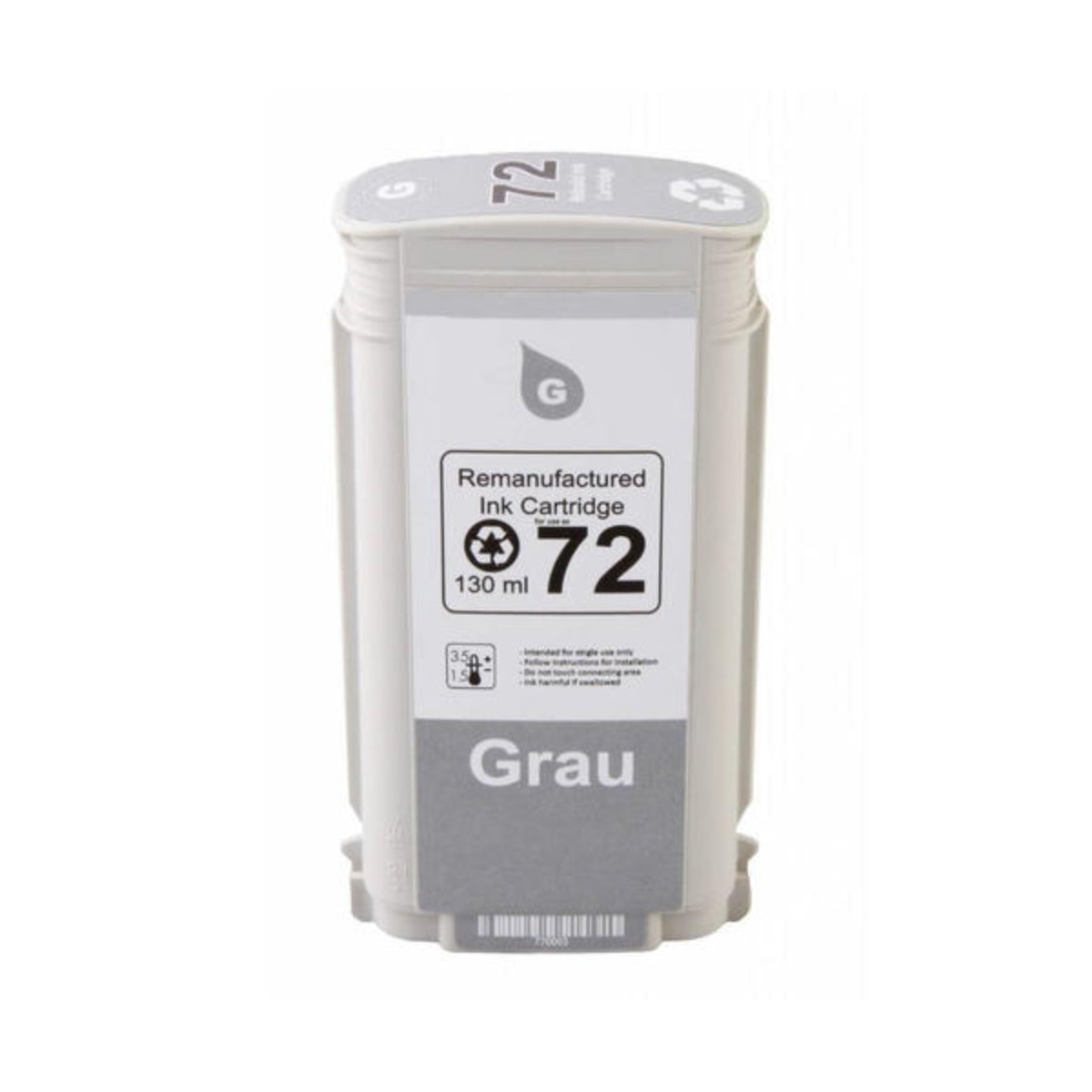 Refurbished HP 72 - 130ml (C9374A) Gray Inkjet Cartridge - Cartouches Certifiées