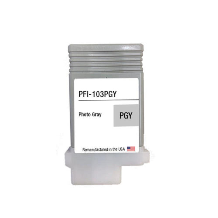 Refurbished CANON PFI-103 (2214B001AA) Gray Photo Inkjet Cartridge - Cartouches Certifiées