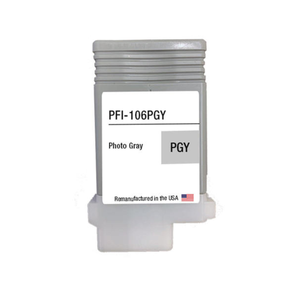 Refurbished CANON PFI-106 130ml (6631B001AA) Photo Gray Inkjet Cartridge - Cartouches Certifiées