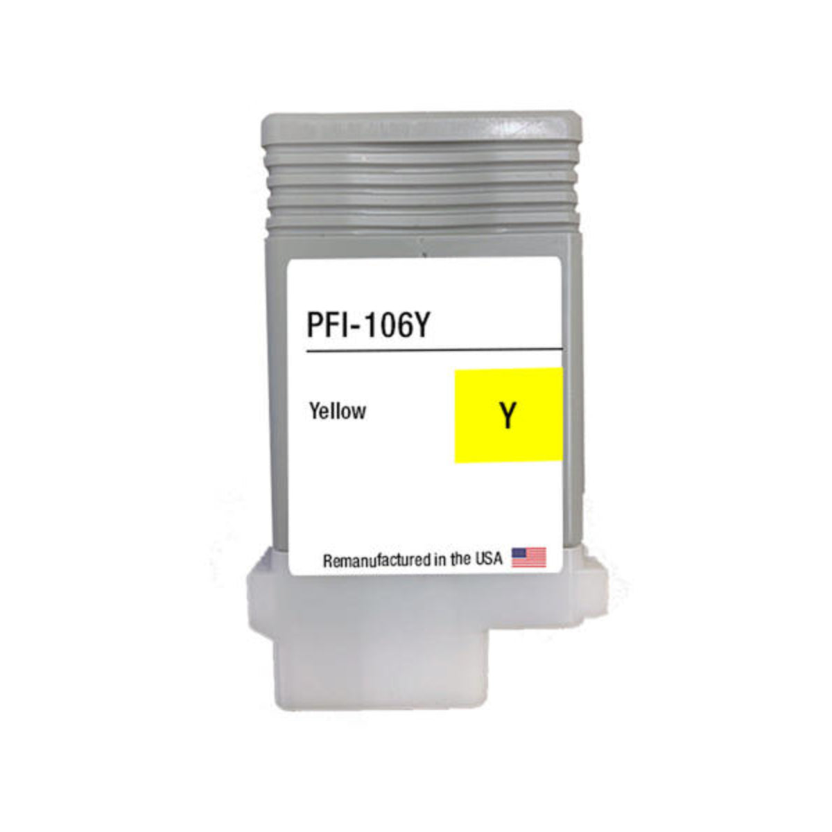 Refurbished CANON PFI-106 130ml (6624B001AA) Yellow Inkjet Cartridge - Cartouches Certifiées