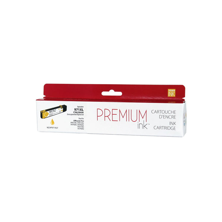 Refurbished HP 971 (CN624AM) Yellow Inkjet Cartridge - Cartouches Certifiées