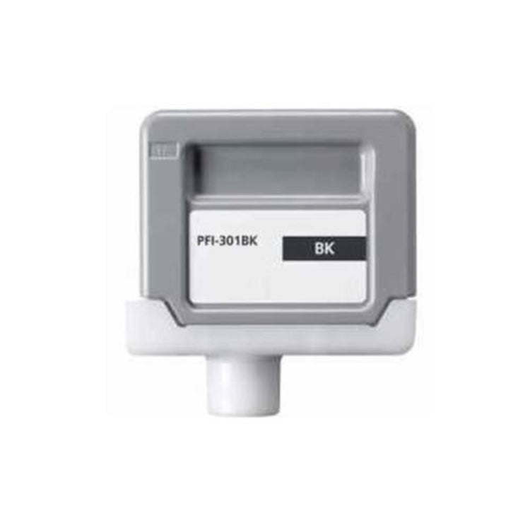 Compatible CANON PFI-301BK (1486B001AA) Black Inkjet Cartridge Premium Quality - Cartouches Certifiées