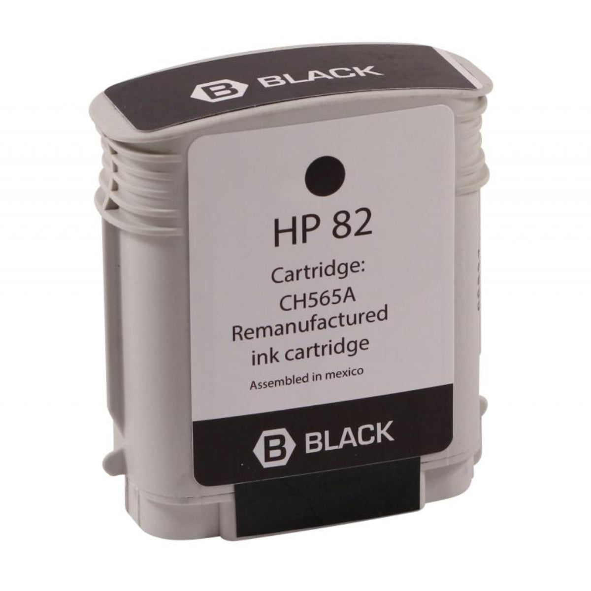 Refurbished HP 82 - 69ml (CH565A) Black Inkjet Cartridge - Cartouches Certifiées