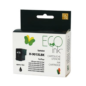 Refurbished HP 901XL (CC654AN) Black Inkjet Cartridge - Cartouches Certifiées