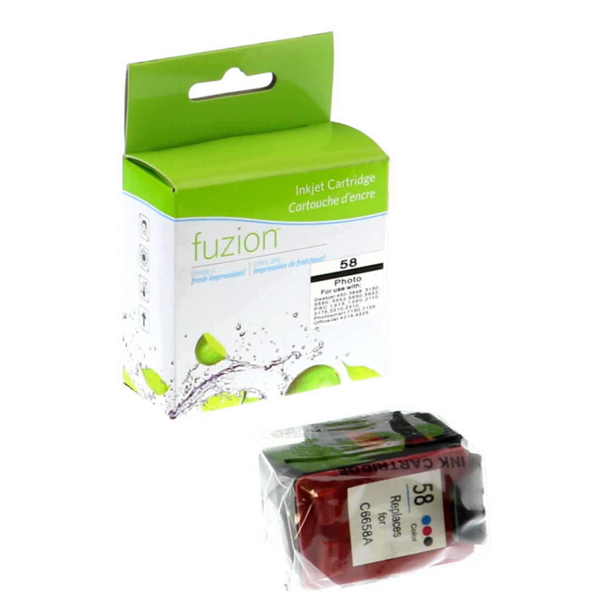 Refurbished HP 58 (C6658AN) Photo Black Inkjet Cartridge - Cartouches Certifiées
