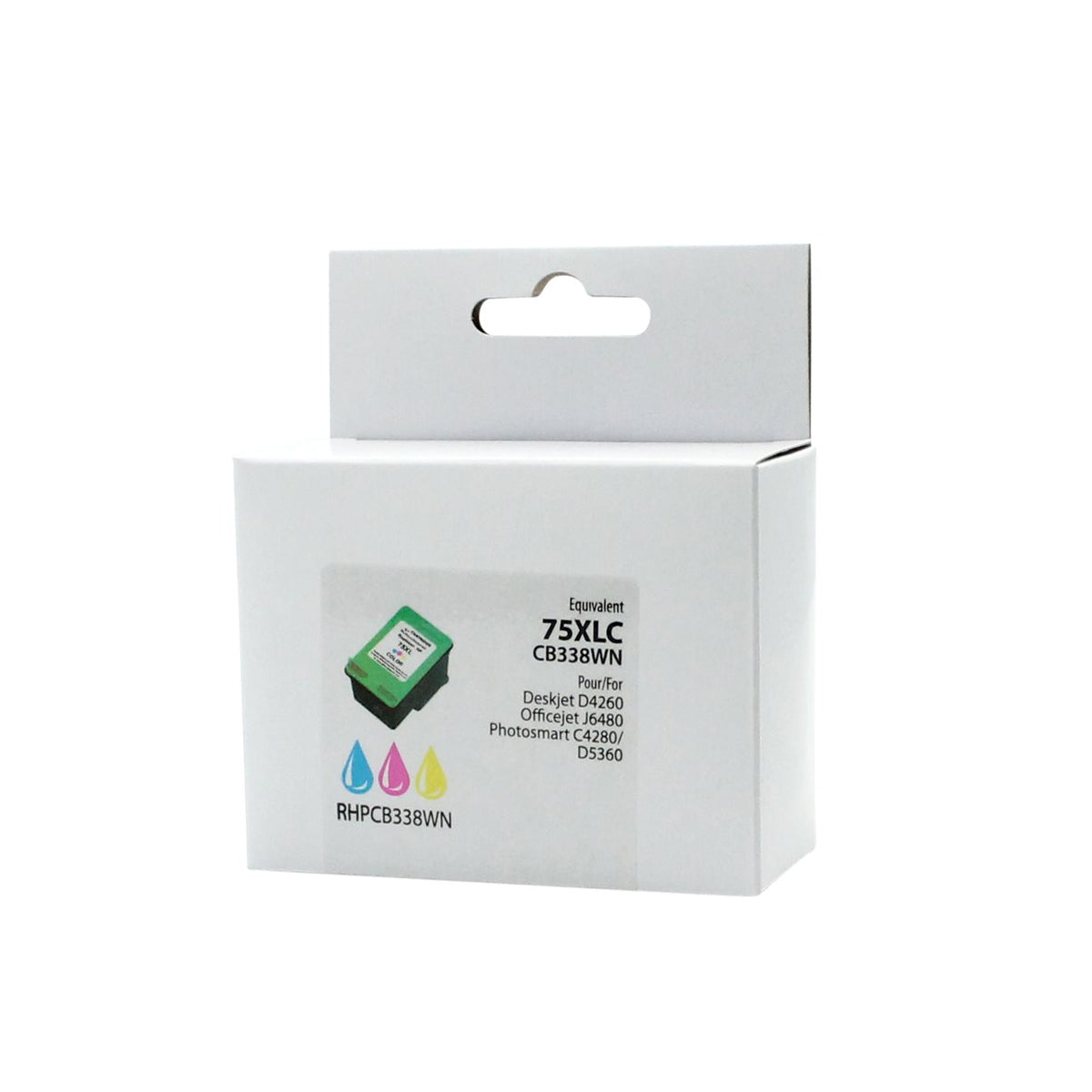 Refurbished HP 75XL (CB338WN) Color Inkjet Cartridge - Cartouches Certifiées