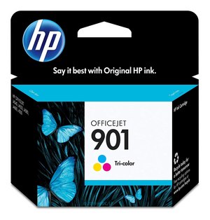 HP 901 (CC656AN) Color Original Inkjet Cartridge - Cartouches Certifiées