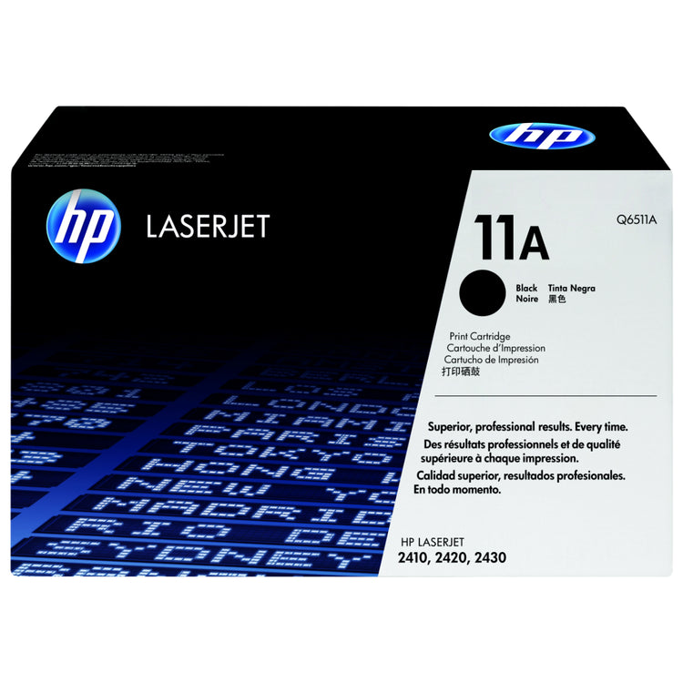 HP Q6511A (11A) Black Original Toner Cartridge - Cartouches Certifiées