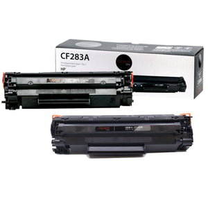 Compatible HP (83A) Set of 2 Black Toner Cartridge Premium Quality - Cartouches Certifiées