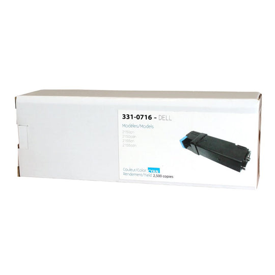 Compatible DELL 331-0716 (331-0716, 769T5) Cyan Cartouche Laser Qualité supérieure