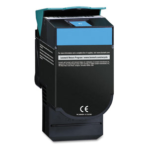 Compatible LEXMARK C544X1CG Cyan Toner Cartridge Premium Quality - Cartouches Certifiées
