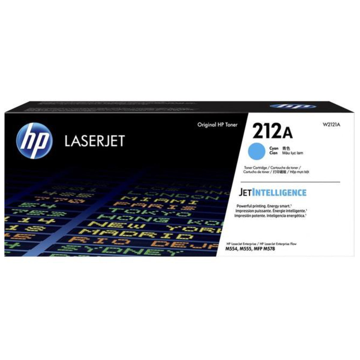 HP W2121A (212A) Cyan Original Toner Cartridge - Cartouches Certifiées