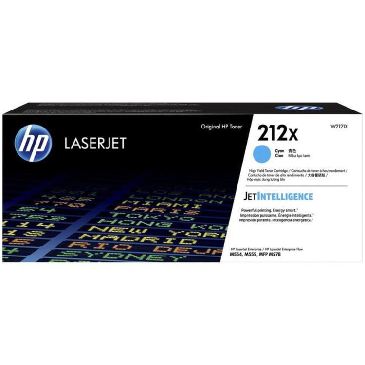 HP W2121X (212X) Cyan Original Toner Cartridge - Cartouches Certifiées