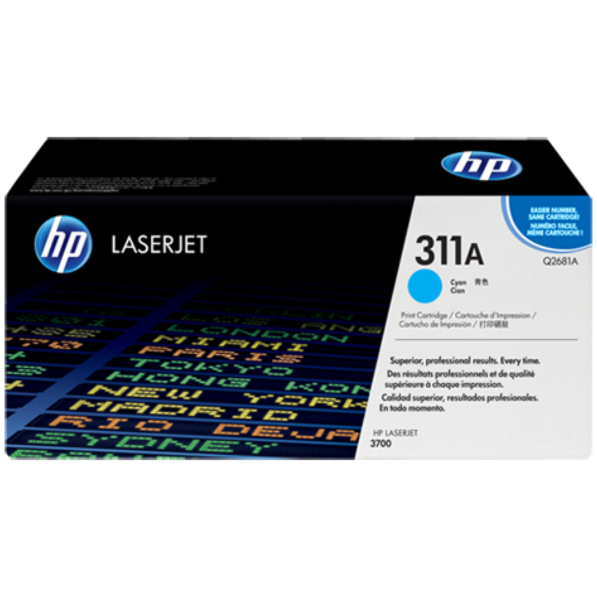 HP Q2681A (311A) Cyan Original Toner Cartridge - Cartouches Certifiées