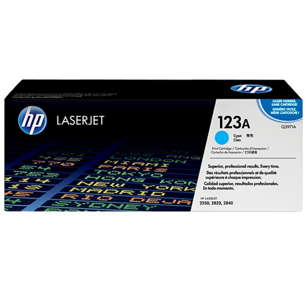 HP Q3971A (123A) Cyan Original Toner Cartridge - Cartouches Certifiées