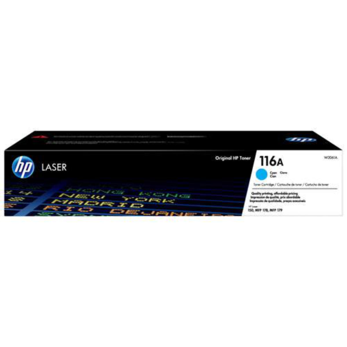 HP W2061A (116A) Cyan Original Toner Cartridge - Cartouches Certifiées