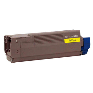 Cartridges for Compatible OKIDATA 43324417 Yellow Toner Cartridge Premium Quality - Cartouches Certifiées
