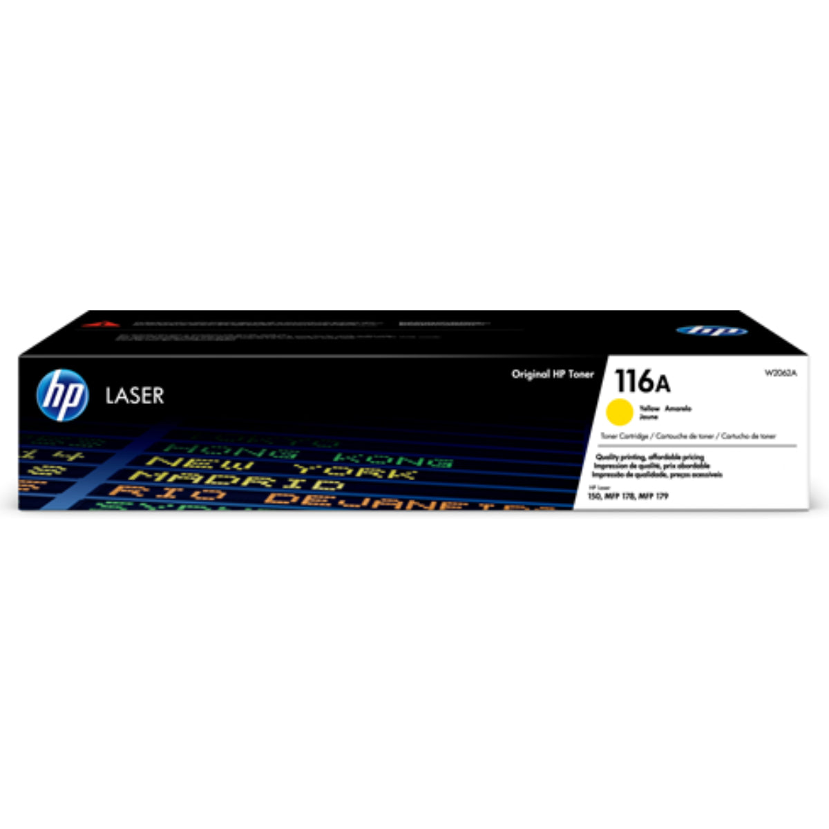 HP W2062A (116A) Yellow Original Toner Cartridge - Cartouches Certifiées