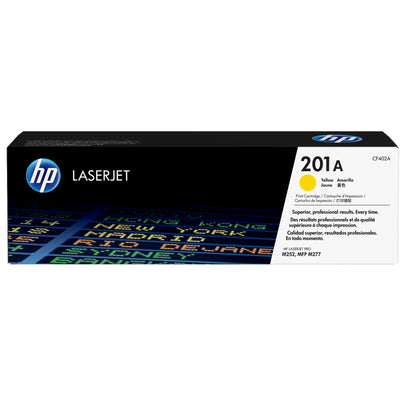 HP CF402A (201A) Yellow Original Toner Cartridge - Cartouches Certifiées
