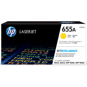 HP CF452A (655A) Yellow Original Toner Cartridge - Cartouches Certifiées
