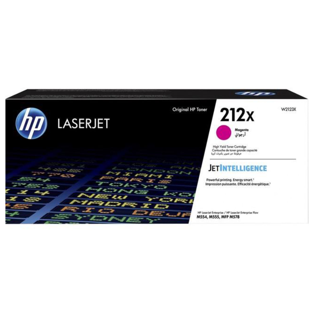 HP W2123X (212X) Magenta Original Toner Cartridge - Cartouches Certifiées