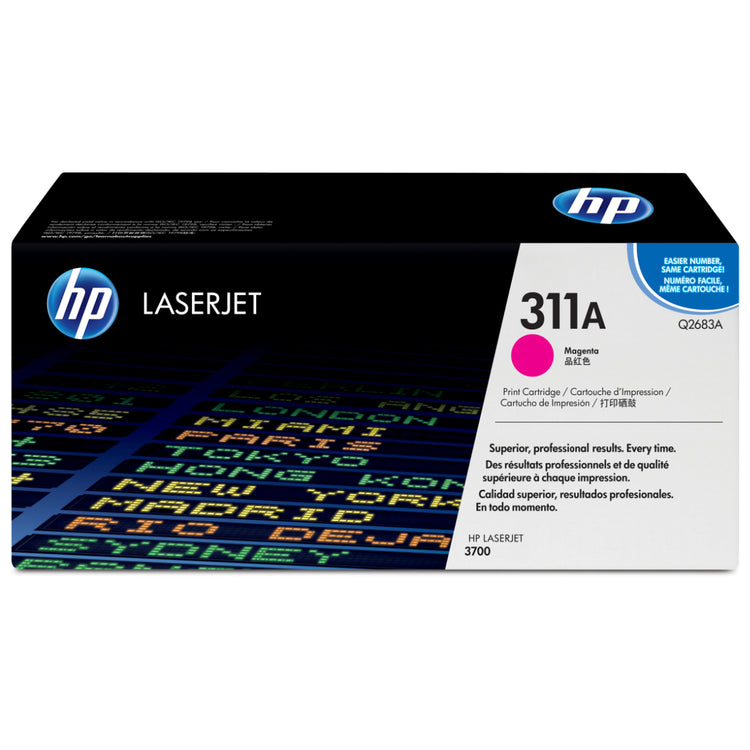HP Q2683A (311A) Magenta Original Toner Cartridge - Cartouches Certifiées