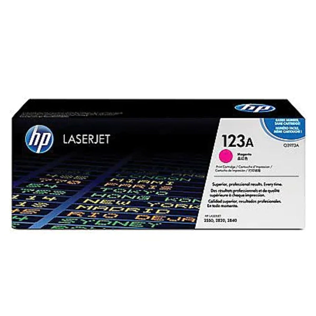 HP Q3973A (123A) Magenta Original Toner Cartridge - Cartouches Certifiées