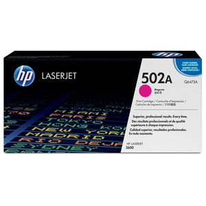 HP Q6473A (502A) Magenta Original Toner Cartridge - Cartouches Certifiées