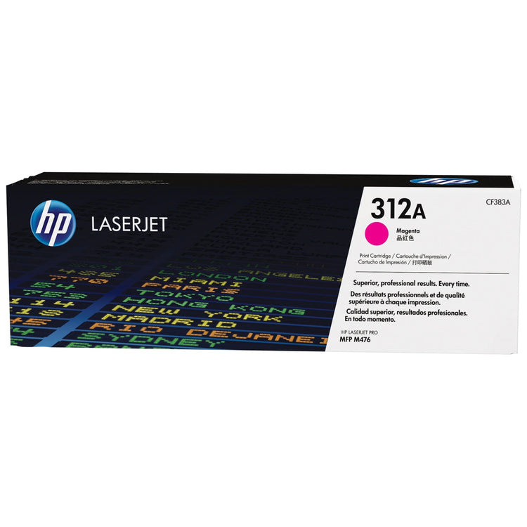 HP CF383A (312A) Magenta Original Toner Cartridge - Cartouches Certifiées