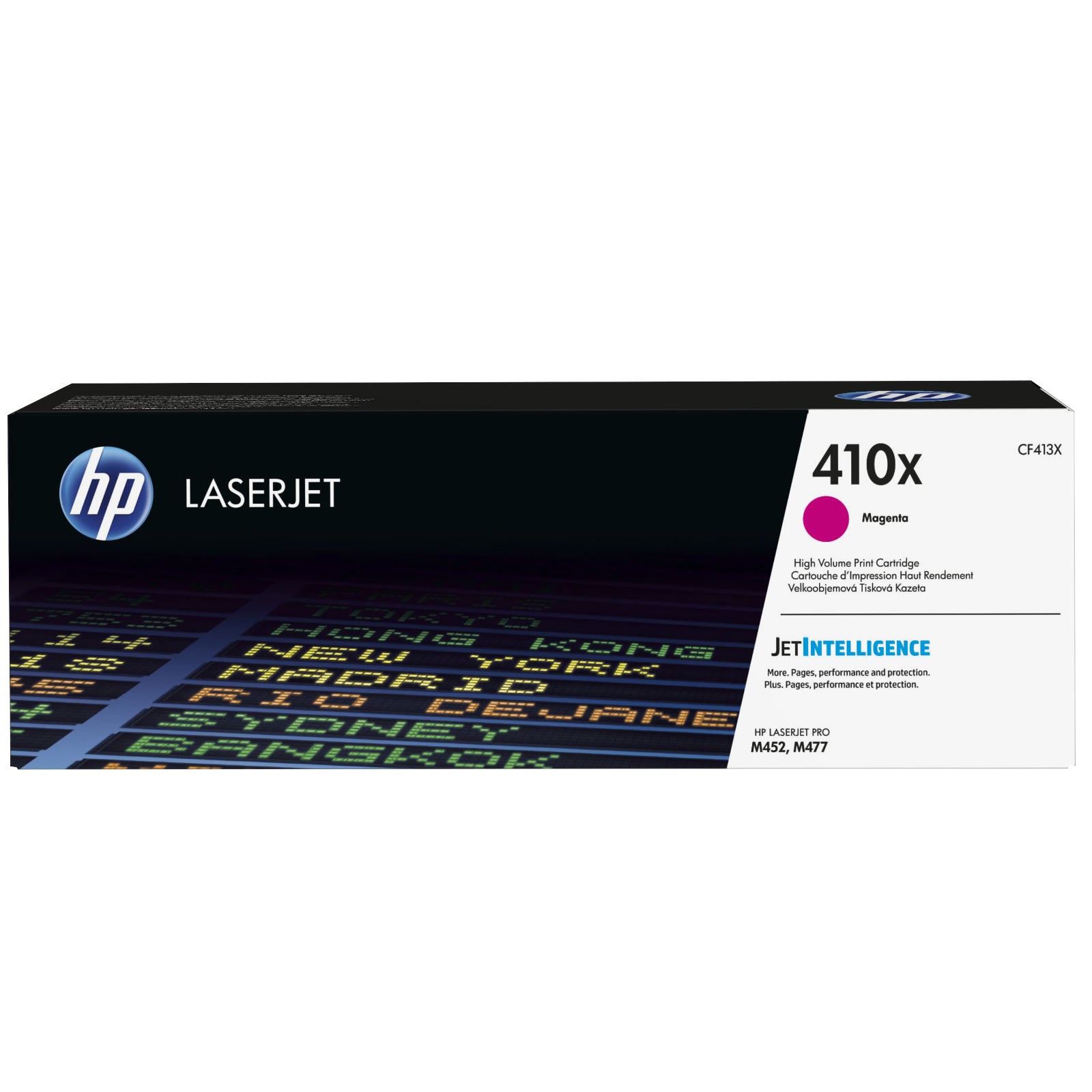 HP CF413X (410X) Magenta Original Toner Cartridge - Cartouches Certifiées